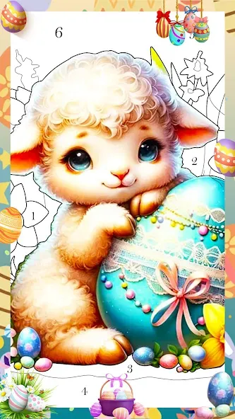 Holiday Relax Coloring Games — Расслабляющая раскраска без рекламы — скриншот 3