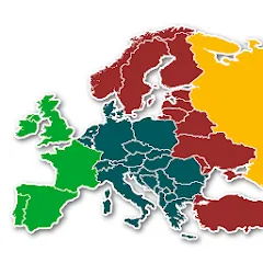 Europe Map Quiz - European Cou на Андроид — Открыты все страны и уровни