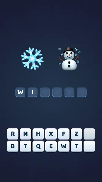 Взломанная Emoji Quiz - Word game на Андроид — Открыты все уровни и подсказки — скриншот 1