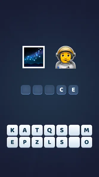 Взломанная Emoji Quiz - Word game на Андроид — Открыты все уровни и подсказки — скриншот 2