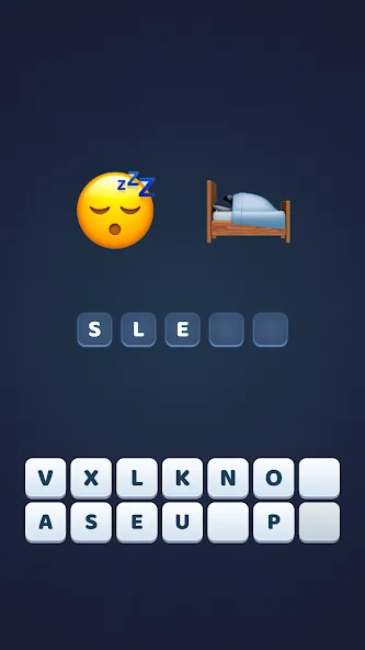 Взломанная Emoji Quiz - Word game на Андроид — Открыты все уровни и подсказки — скриншот 5