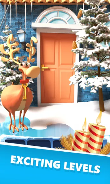 Скачать взломанную Open 100 Doors - Christmas! — Открыты все двери и уровни — скриншот 4 Скачать взломанную Open 100 Doors - Christmas! — Открыты все двери и уровни — скриншот 4
