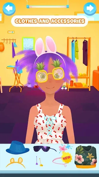 Скачать Hair salon games : Hairdresser на телефон — Безлимитные монеты и все прически — скриншот 3