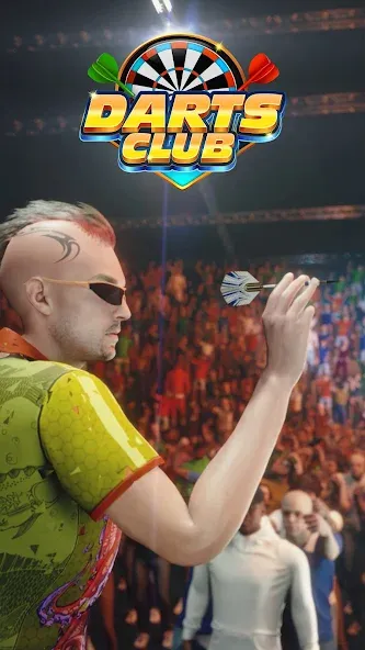 Darts Club: PvP Multiplayer MOD APK — Безлимитные монеты и улучшения — скриншот 1