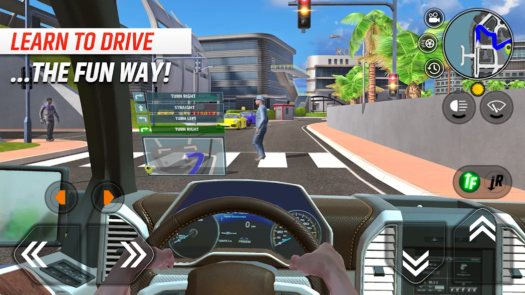 Car Driving School Simulator Mod APK Безлимитные деньги и все машины открыты — Скачать на Андроид — скриншот 1