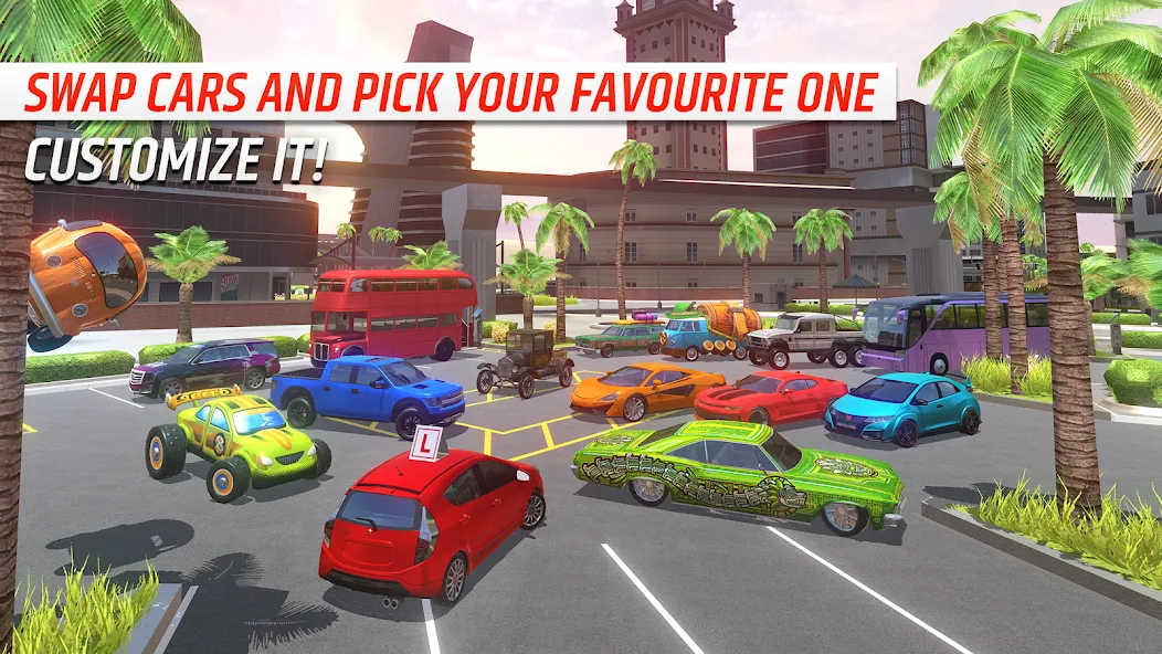 Car Driving School Simulator Mod APK Безлимитные деньги и все машины открыты — Скачать на Андроид — скриншот 4
