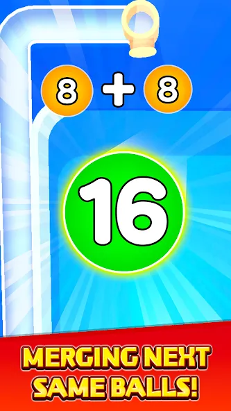 Скачать Bounce Merge MOD APK — Безлимитные жизни и усиленные бонусы — скриншот 3