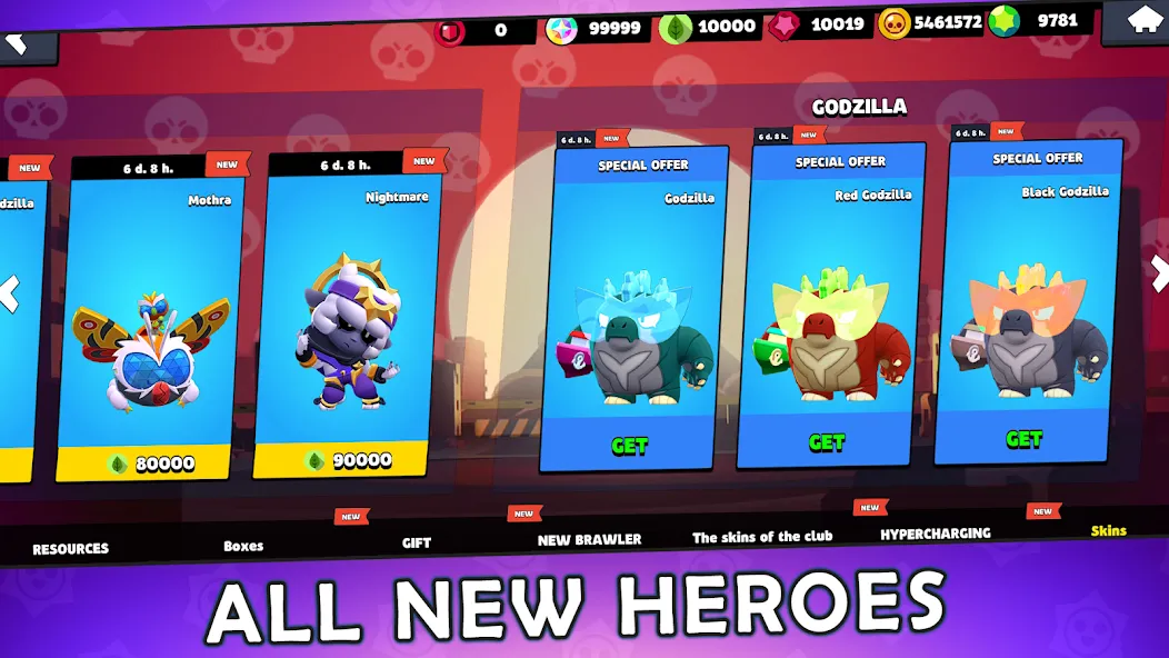 Скачать Box Simulator for Brawl Stars на телефон — Безлимитные ресурсы и все кейсы открыты — скриншот 2