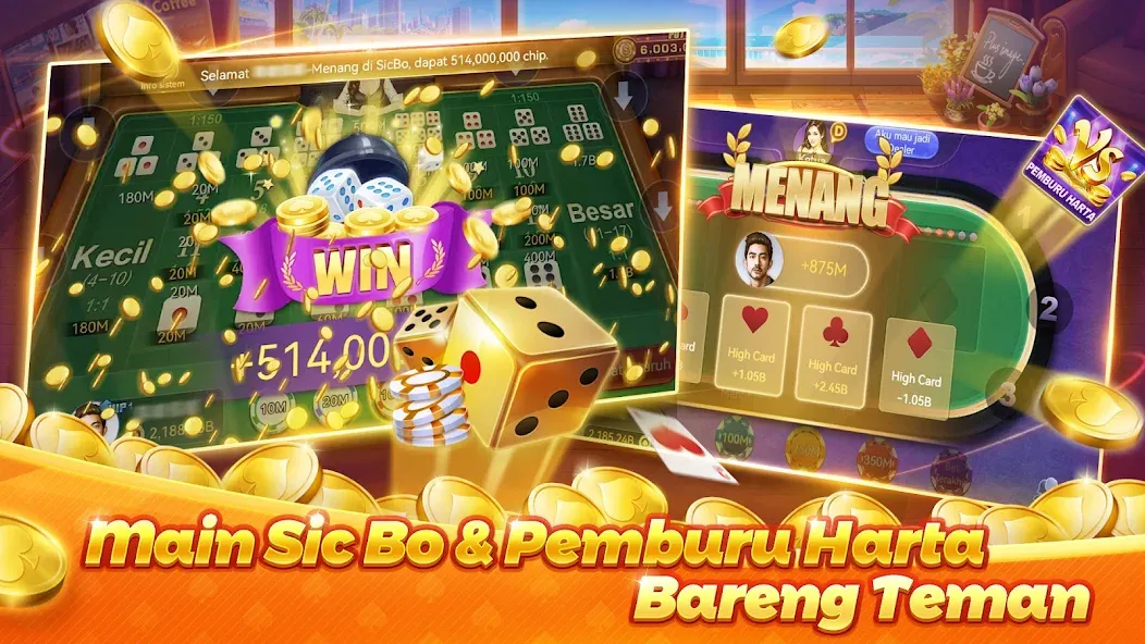 Скачать взломанную Poker Texas Boyaa — Безлимитные фишки и открытые столы — скриншот 4