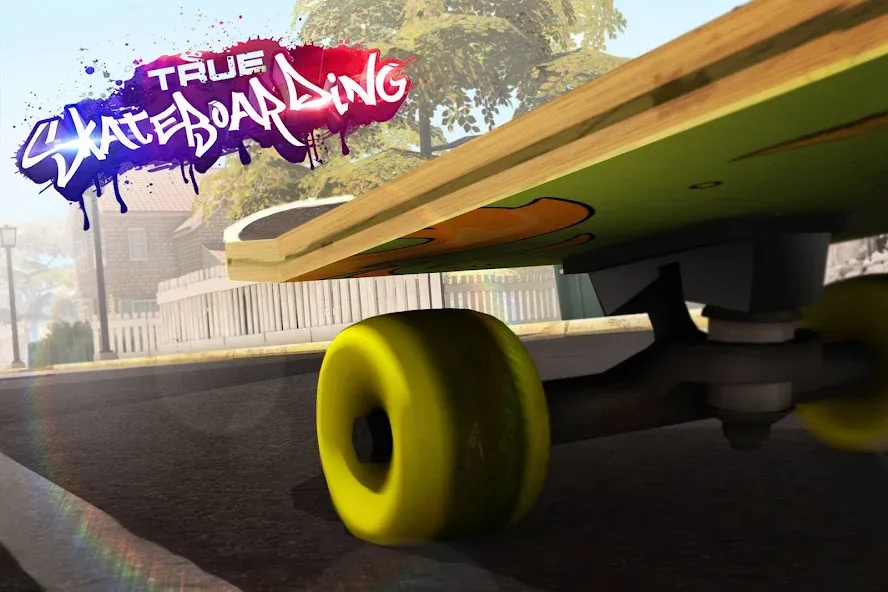 Взломанная True Skateboarding Ride Style на Андроид — Открыты все доски и трюки — скриншот 1
