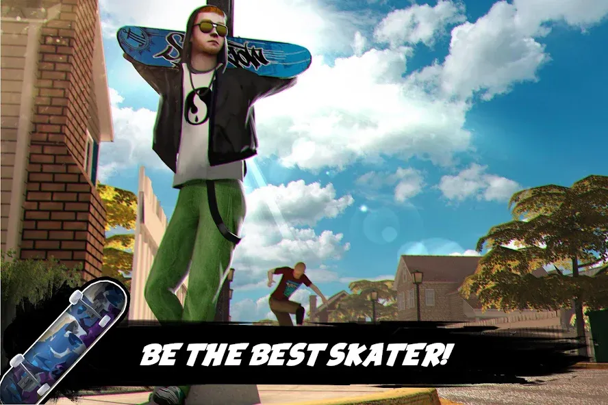 Взломанная True Skateboarding Ride Style на Андроид — Открыты все доски и трюки — скриншот 2