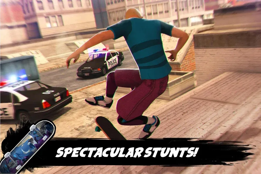Взломанная True Skateboarding Ride Style на Андроид — Открыты все доски и трюки — скриншот 4