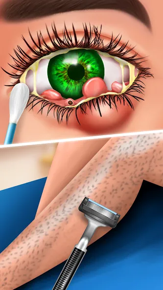 Взлом ASMR Doctor Makeup Salon games — Новые макияжи и без рекламы — скриншот 4