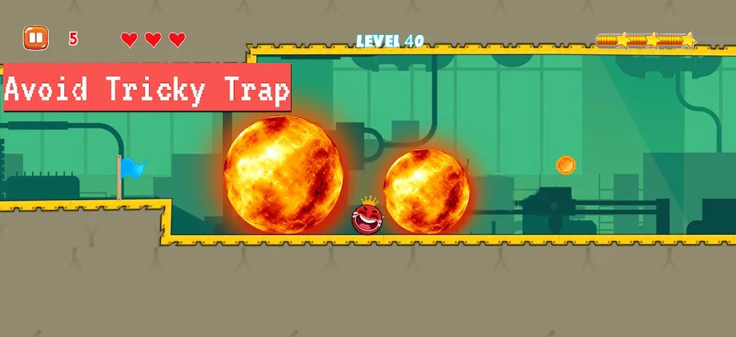 Скачать Bounce Ball 4: Red Season 4 — Безлимитные жизни и открыты все уровни — скриншот 5