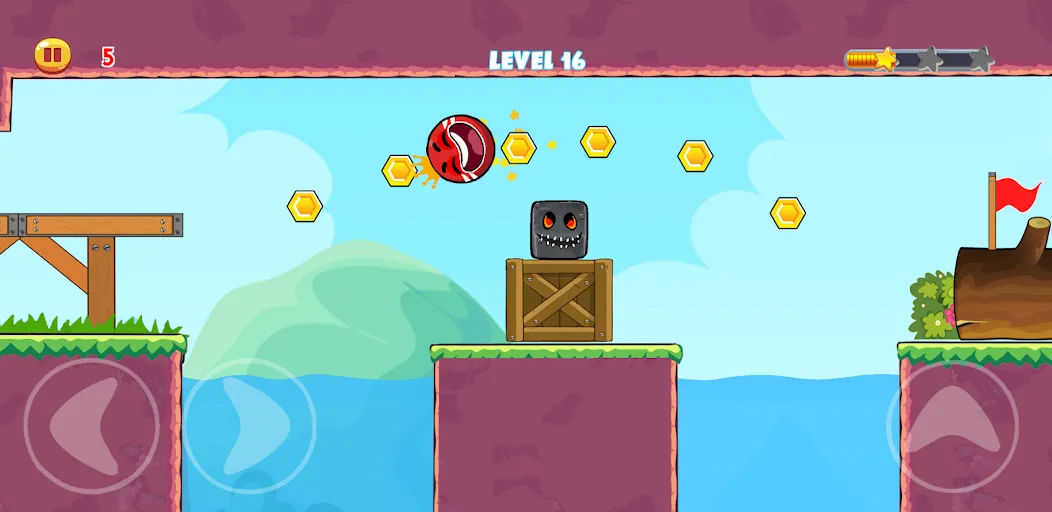 Red Hero 4 - red bounce ball 5 MOD APK на Android — Без рекламы и все уровни открыты — скриншот 5