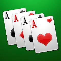 Скачать взломанную Solitaire: Classic Card Games — Без рекламы и подсказки