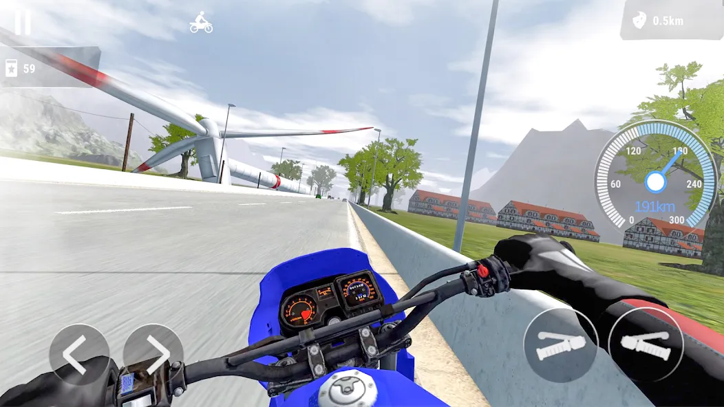 Скачать Moto Bike Race 3D Motorcycles на телефон — Безлимитные деньги и нитро — скриншот 1