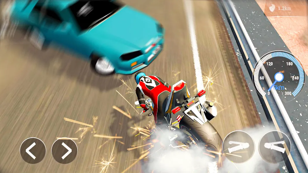 Скачать Moto Bike Race 3D Motorcycles на телефон — Безлимитные деньги и нитро — скриншот 3