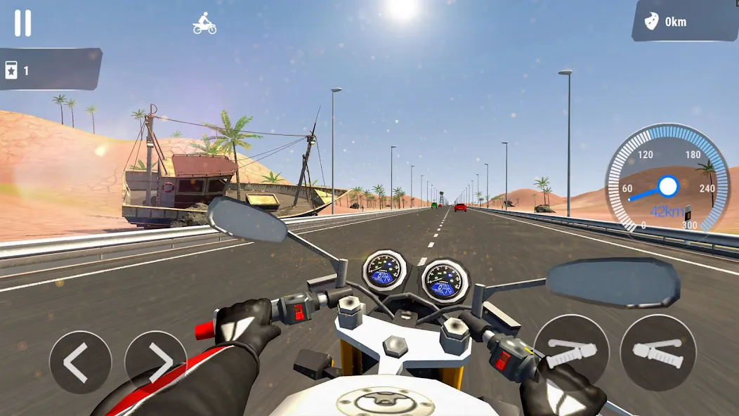Скачать Moto Bike Race 3D Motorcycles на телефон — Безлимитные деньги и нитро — скриншот 4