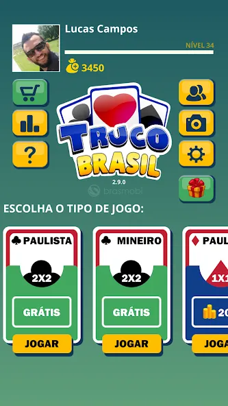 Truco Brasil - Truco online — Онлайн-игра с безлимитными монетами — скриншот 2