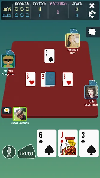 Truco Brasil - Truco online — Онлайн-игра с безлимитными монетами — скриншот 3