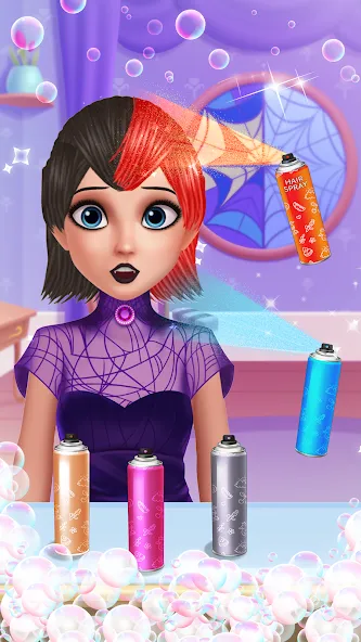 Скачать Hair Salon: Beauty Salon Game — Модификация Все прически и аксессуары открыты — скриншот 2