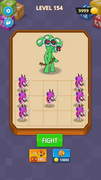 Merge Monster Friends (Мод Слияние монстров без ограничений) — скриншот 2