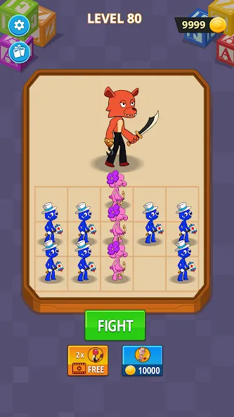 Merge Monster Friends (Мод Слияние монстров без ограничений) — скриншот 4