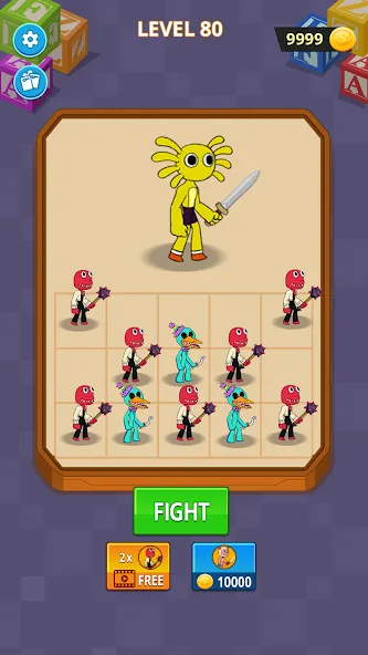 Merge Monster Friends (Мод Слияние монстров без ограничений) — скриншот 5