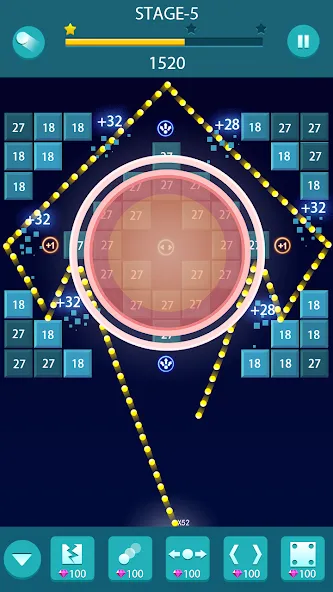 Скачать взлом Bricks and Balls - Brick Game на Андроид — Без рекламы и бесконечные жизни — скриншот 1 Скачать взлом Bricks and Balls - Brick Game на Андроид — Без рекламы и бесконечные жизни — скриншот 1