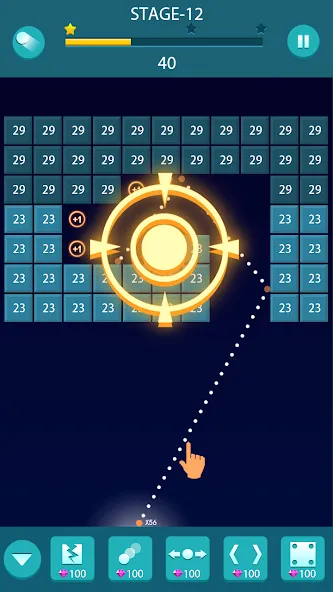 Скачать взлом Bricks and Balls - Brick Game на Андроид — Без рекламы и бесконечные жизни — скриншот 4 Скачать взлом Bricks and Balls - Brick Game на Андроид — Без рекламы и бесконечные жизни — скриншот 4