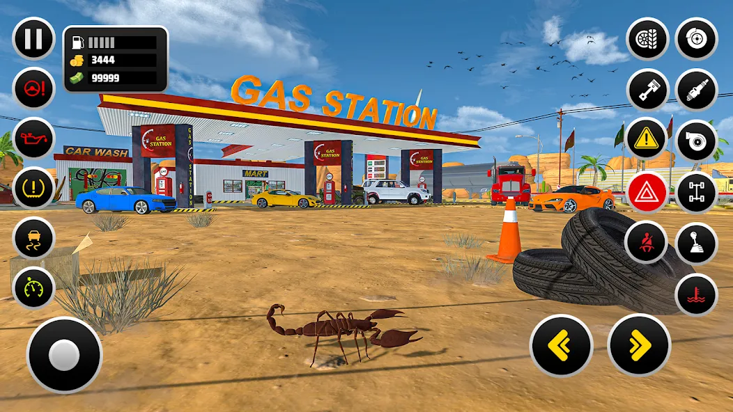 Gas Station Simulator Games Mod APK Безлимитные деньги и топливо — Скачать на Андроид — скриншот 3