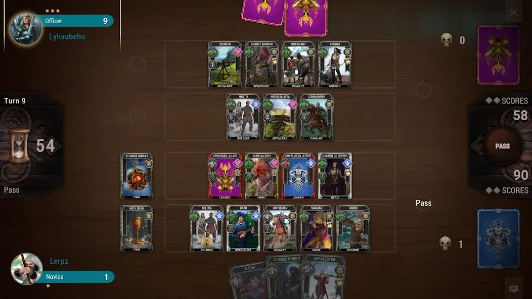 The Art of War: Card Game (Мод Безлимитные деньги и все карты) — скриншот 5
