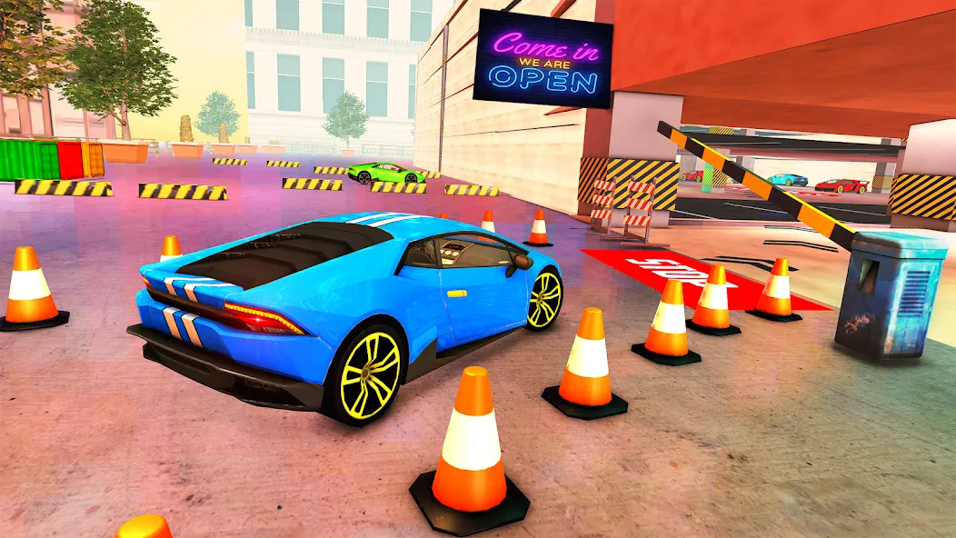 Street Car Parking: Car Games MOD APK — Безлимитные деньги и открыты все машины — скриншот 1