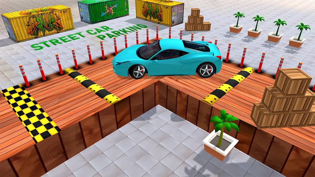 Street Car Parking: Car Games MOD APK — Безлимитные деньги и открыты все машины — скриншот 4