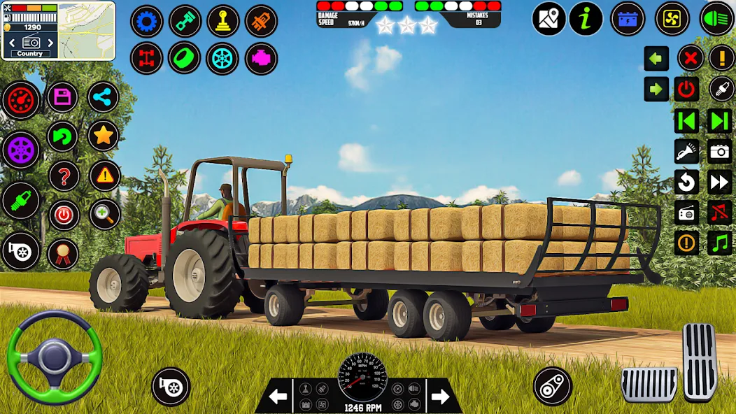 Скачать взлом Indian Tractor Game Farming 3D на Андроид — Безлимитные деньги и топливо — скриншот 4