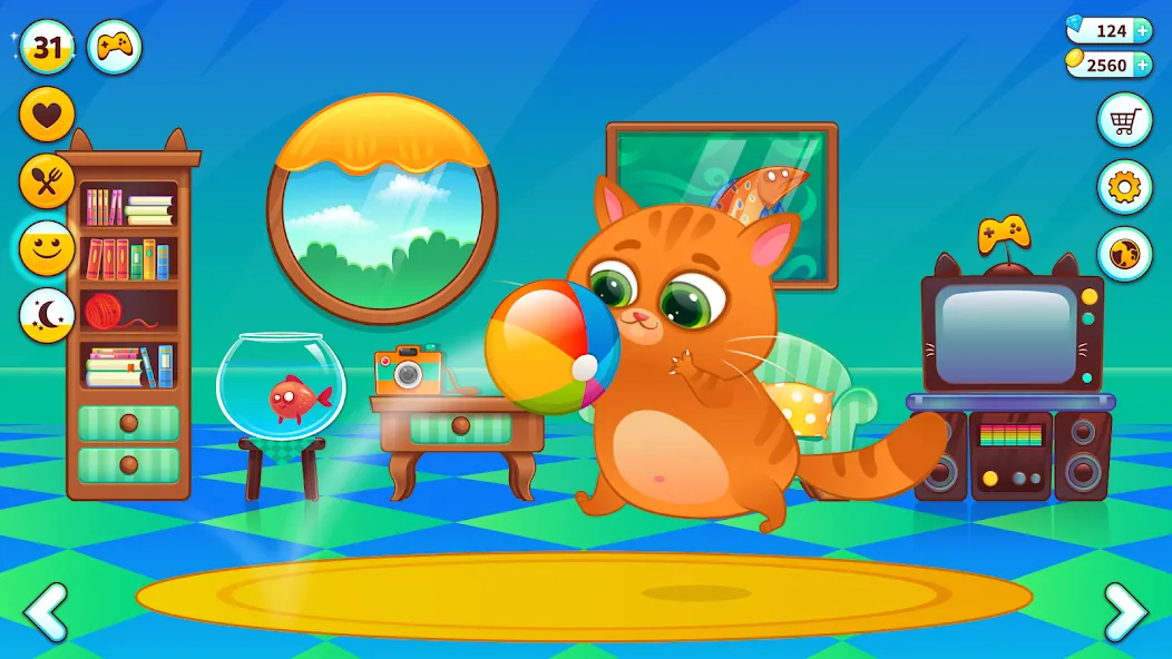 Скачать Bubbu – My Virtual Pet Cat (Мод: Безлимитные монеты и все предметы) на Андроид — скриншот 4