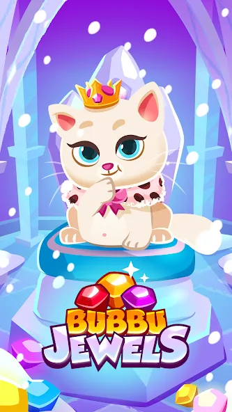 Скачать Bubbu Jewels - Merge Puzzle (Мод: Безлимитные жизни и бустеры) на Андроид — скриншот 1