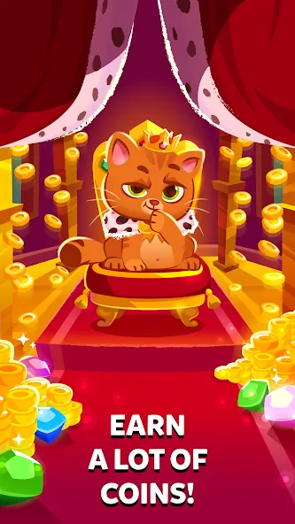 Скачать Bubbu Jewels - Merge Puzzle (Мод: Безлимитные жизни и бустеры) на Андроид — скриншот 5