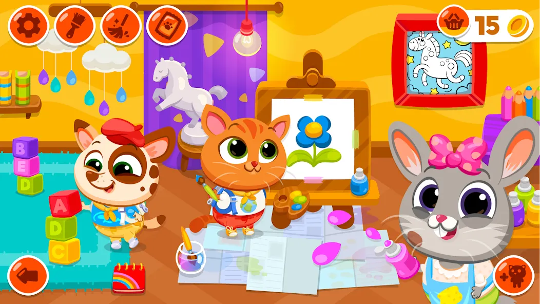 Bubbu School - My Virtual Pets MOD APK на Android — Безлимитные монеты и все питомцы — скриншот 4 Bubbu School - My Virtual Pets MOD APK на Android — Безлимитные монеты и все питомцы — скриншот 4
