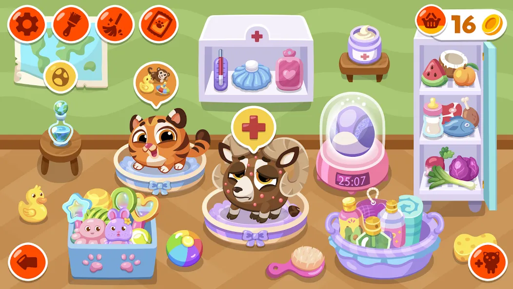 Bubbu School - My Virtual Pets MOD APK на Android — Безлимитные монеты и все питомцы — скриншот 5 Bubbu School - My Virtual Pets MOD APK на Android — Безлимитные монеты и все питомцы — скриншот 5