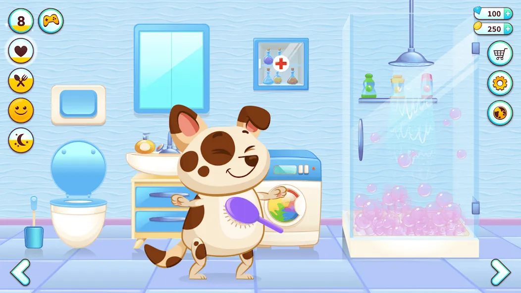 Duddu - My Virtual Pet Dog Mod APK Безлимитные монеты и все предметы — Скачать на Андроид — скриншот 1