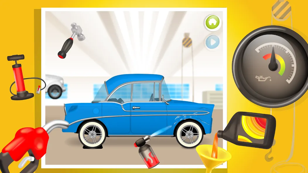 Mechanic Max - Kids Game — Взломанная версия (Все машины и инструменты открыты) — скриншот 3