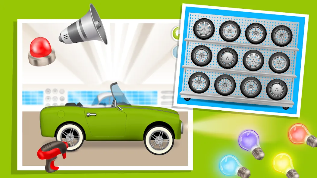 Mechanic Max - Kids Game — Взломанная версия (Все машины и инструменты открыты) — скриншот 4