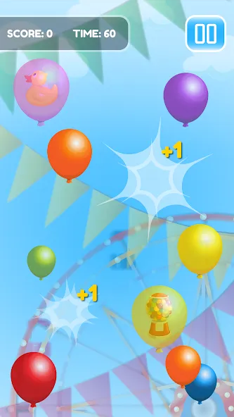 Pop Balloon Kids — Много воздушных шаров и уровней — скриншот 1