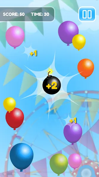 Pop Balloon Kids — Много воздушных шаров и уровней — скриншот 3