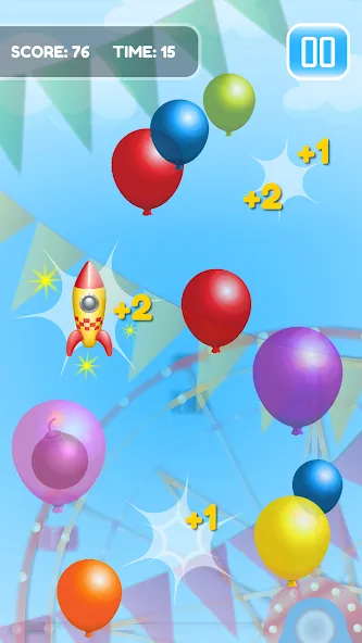 Pop Balloon Kids — Много воздушных шаров и уровней — скриншот 4