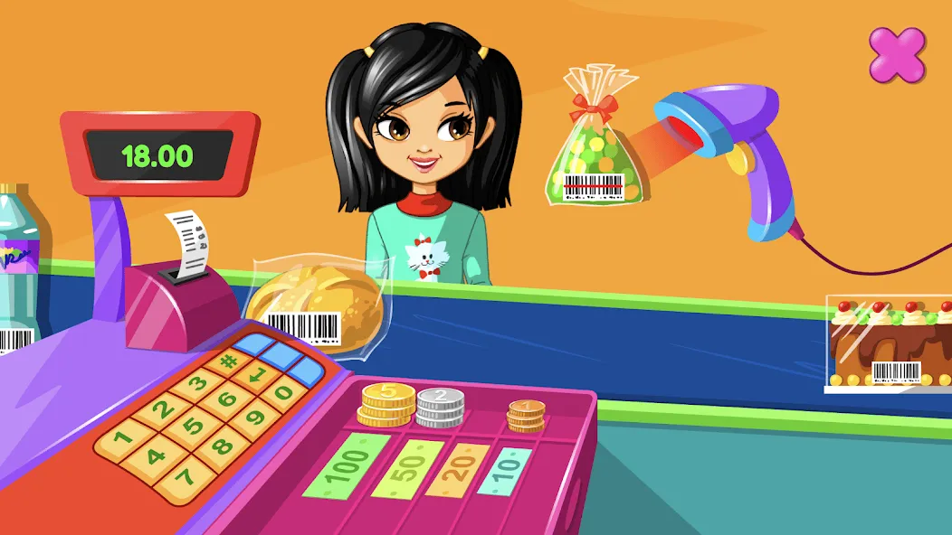 Скачать Supermarket Game на телефон — Безлимитные деньги и товары открыты — скриншот 1 Скачать Supermarket Game на телефон — Безлимитные деньги и товары открыты — скриншот 1