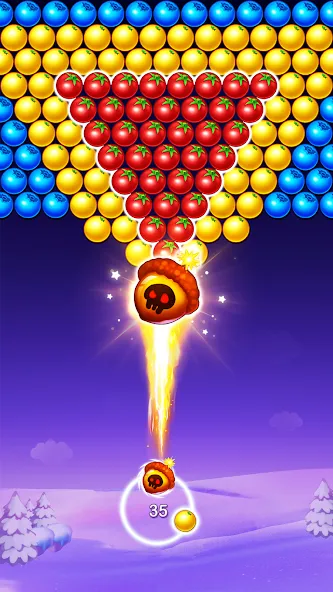 Bubble Shooter Splash — Взломанная версия (Безлимитные монеты и жизни) — скриншот 5