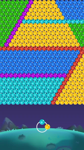 Bubble Pop! Cannon Shooter — Мод: Безлимитные монеты и жизни — скриншот 4